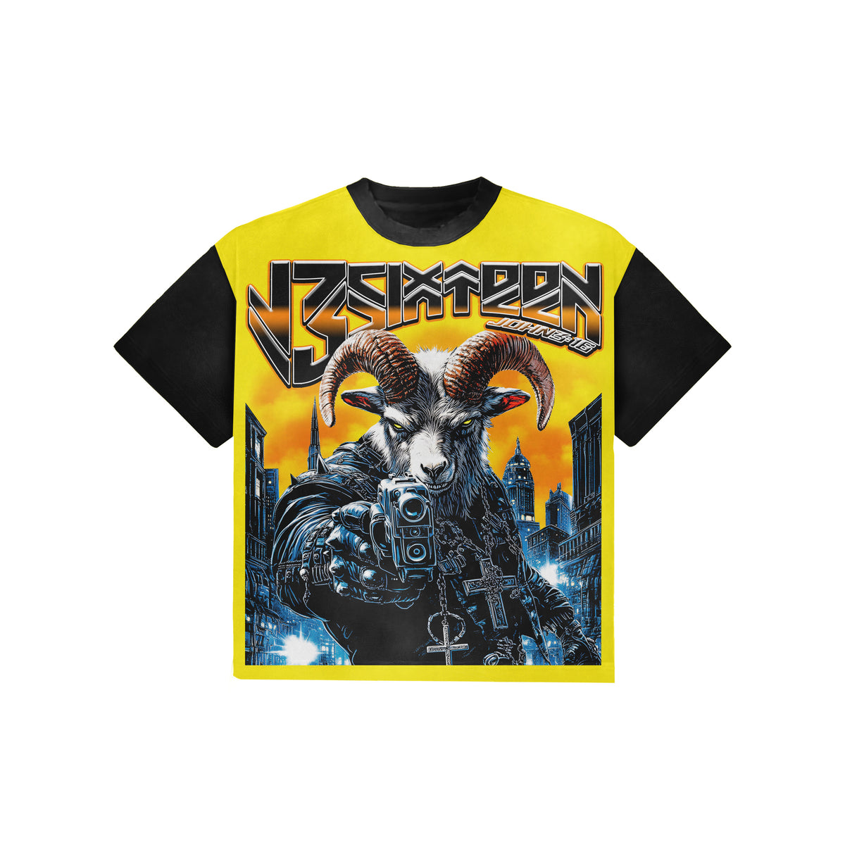 Yellow/black Goat