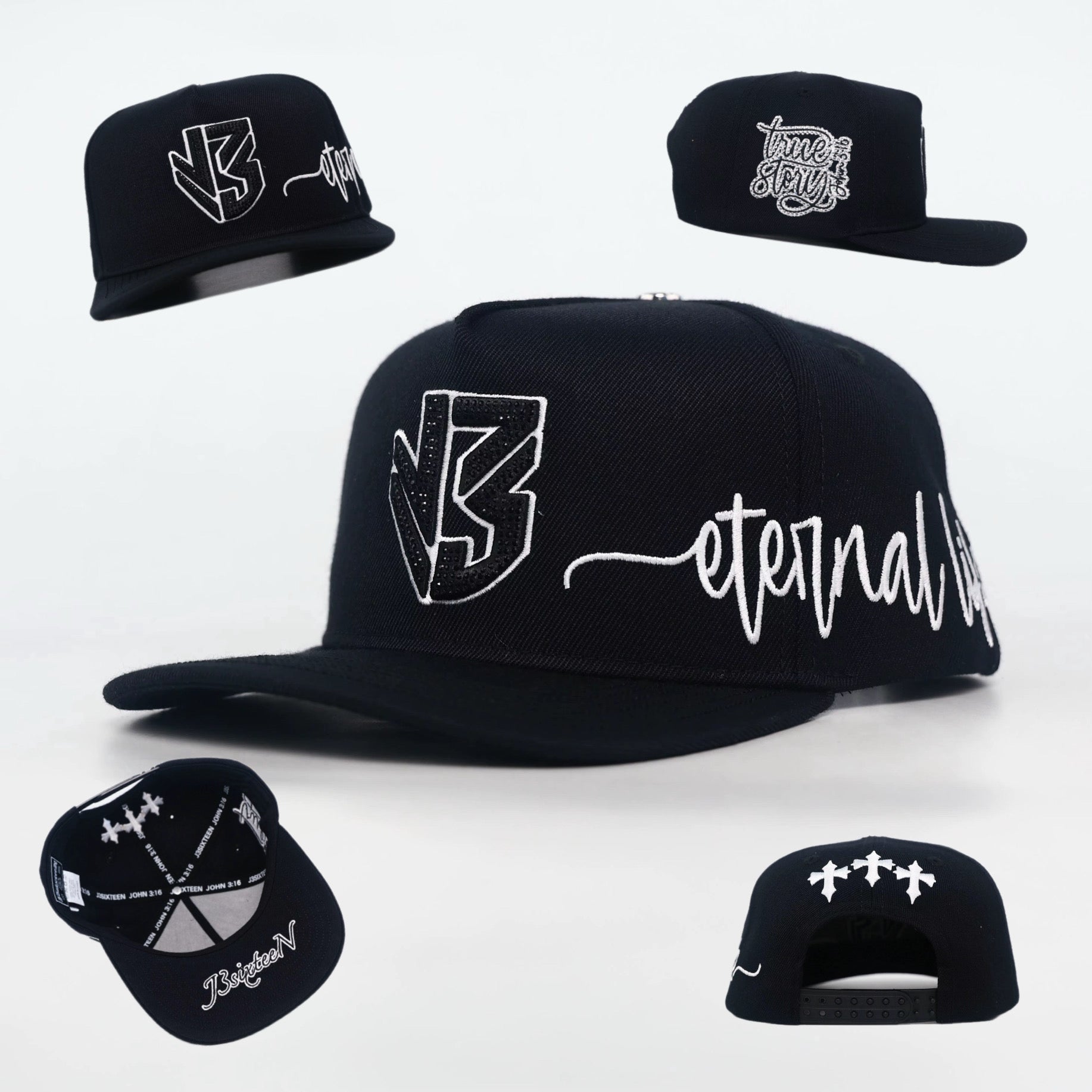 Black “Eternal Life” Hats