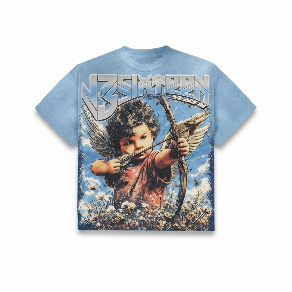 Babby blue Angel “J3” T shirt