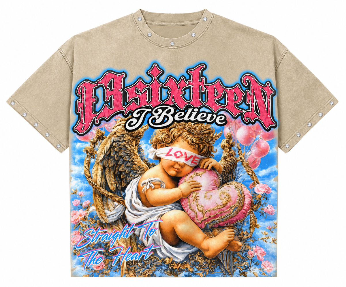 Angel- Rhinestone J3sixteen Tee